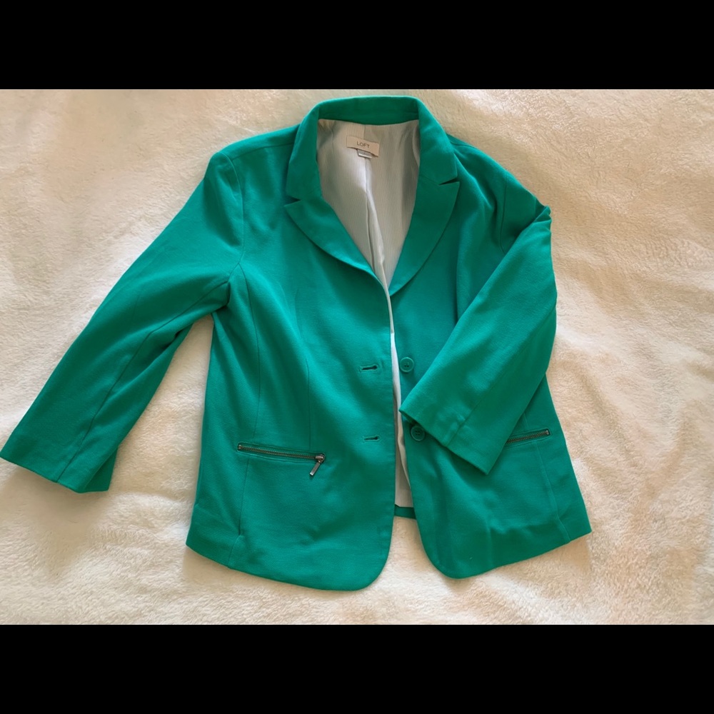 Green soft blazer